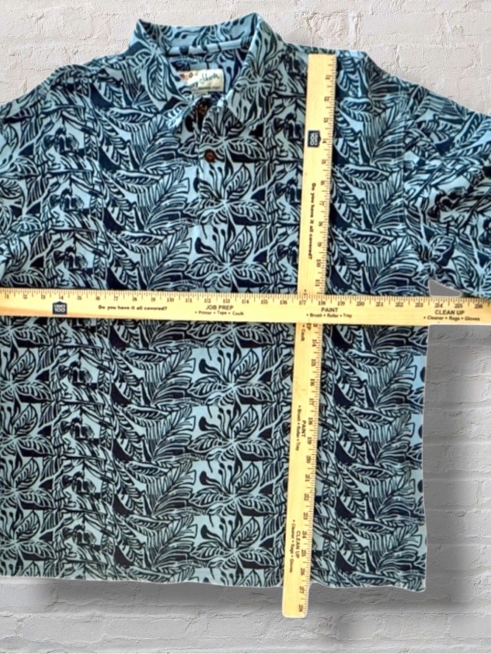 Crazy Shirts XXL Blue Hawaiian Button-Down Shirt – Island Print Aloha Vibes - Picture 8 of 8
